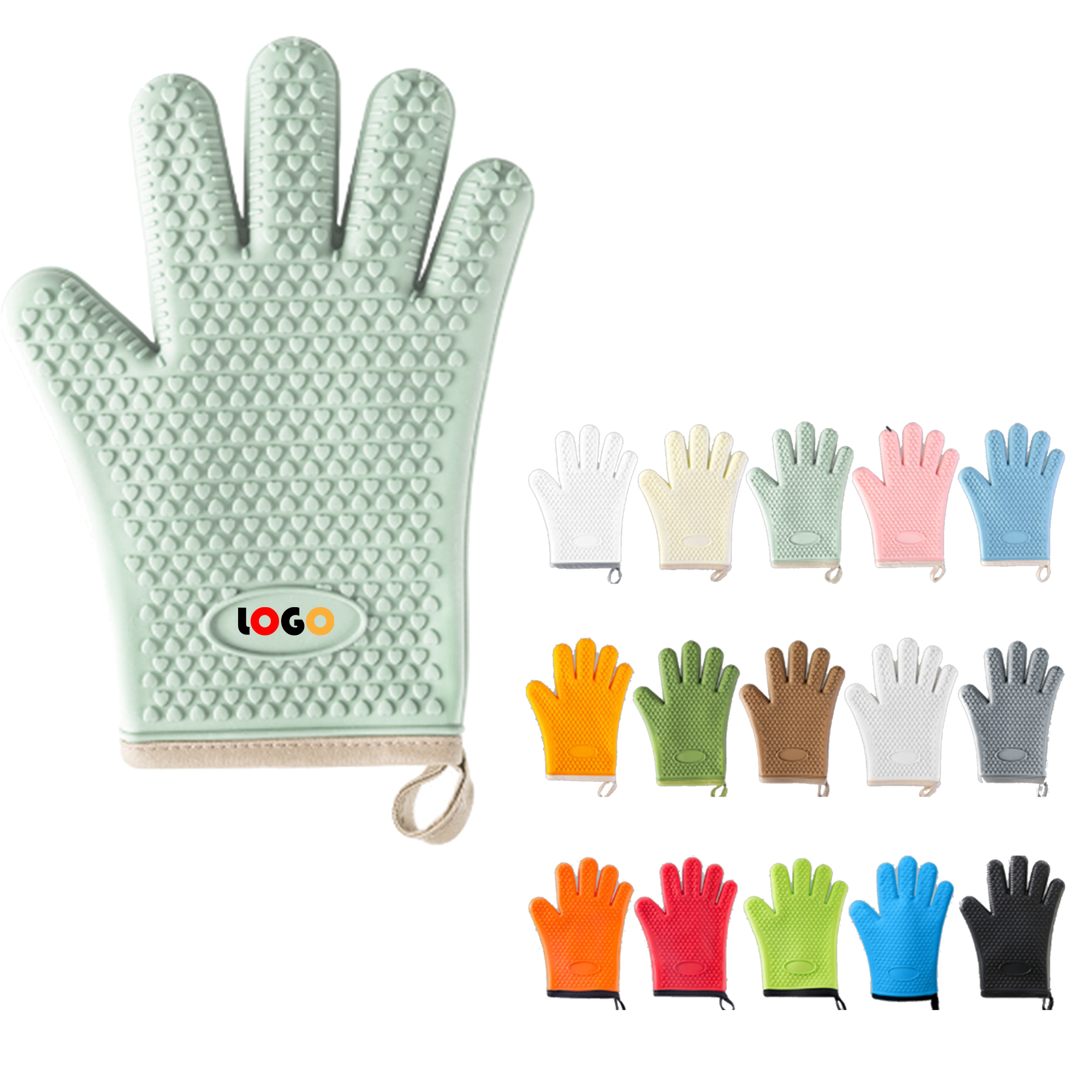 HeatShield Edge-Sealed Silicone Gloves 3