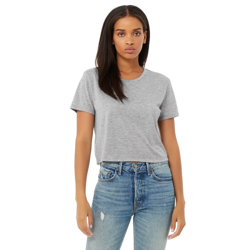 Bella + Canvas Ladies' Flowy Cropped T-Shirt 6