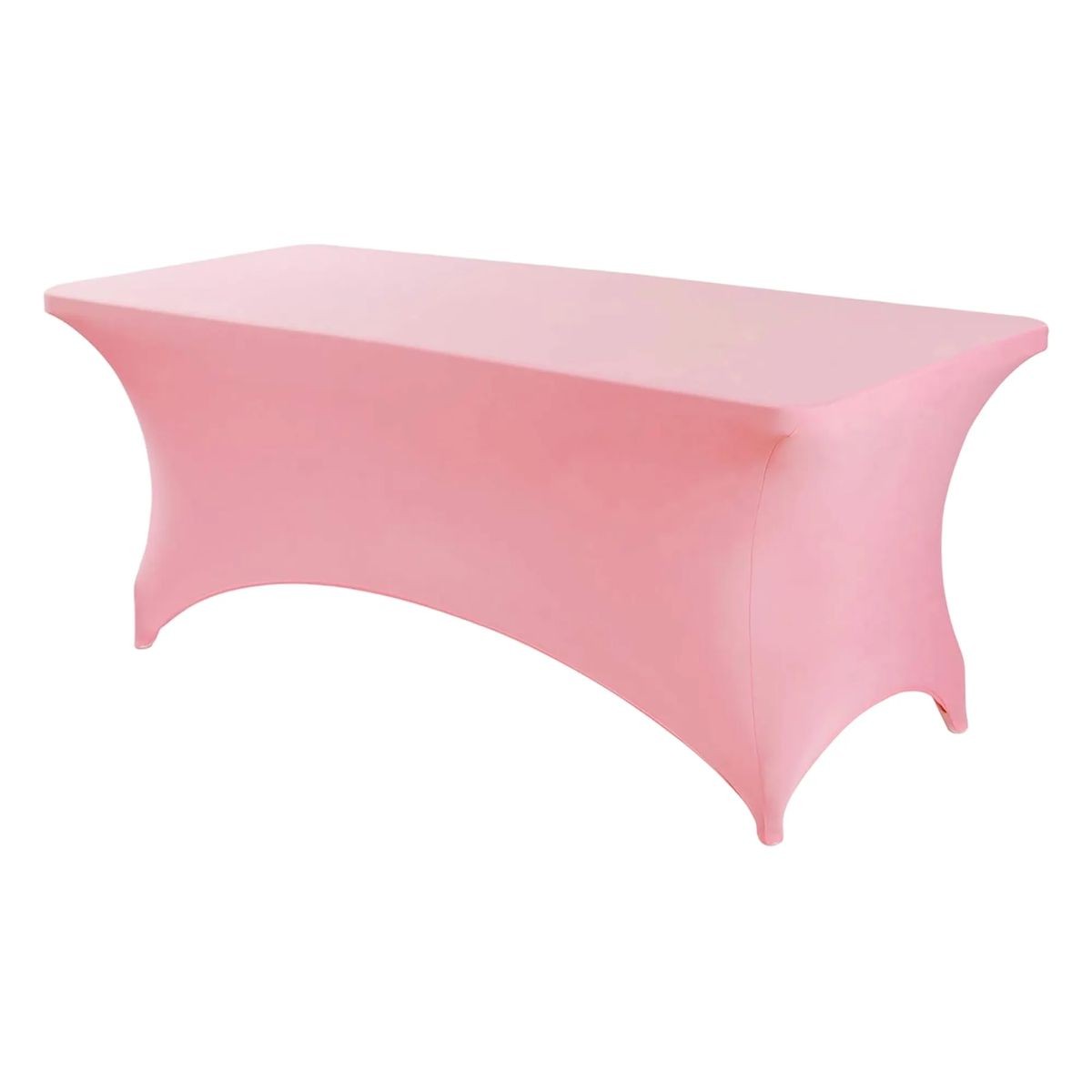 Fitted Polyester Tablecloth for Standard 6 Foot Tables 5