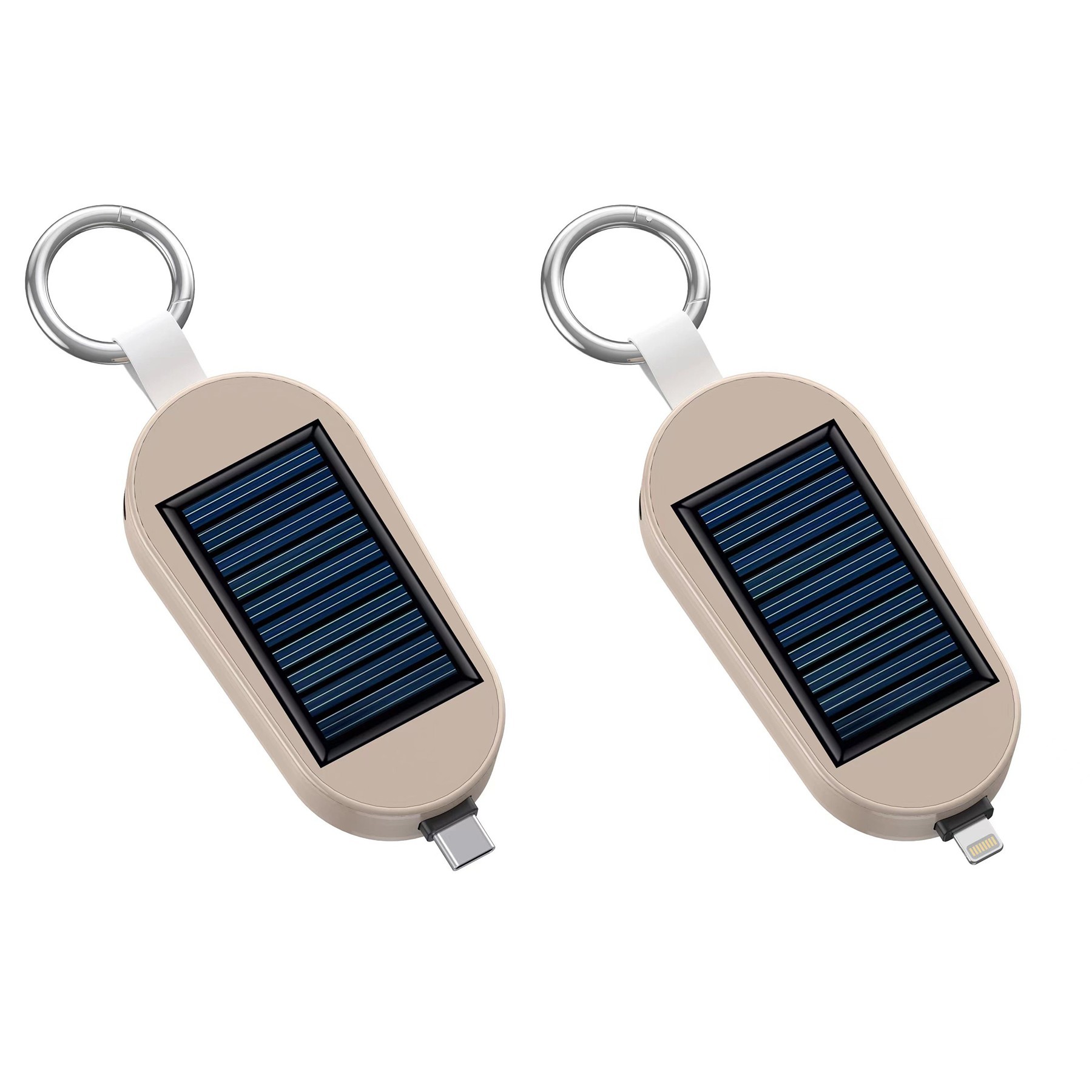 4 in 1 Portable Solar Keychain Power Bank 5