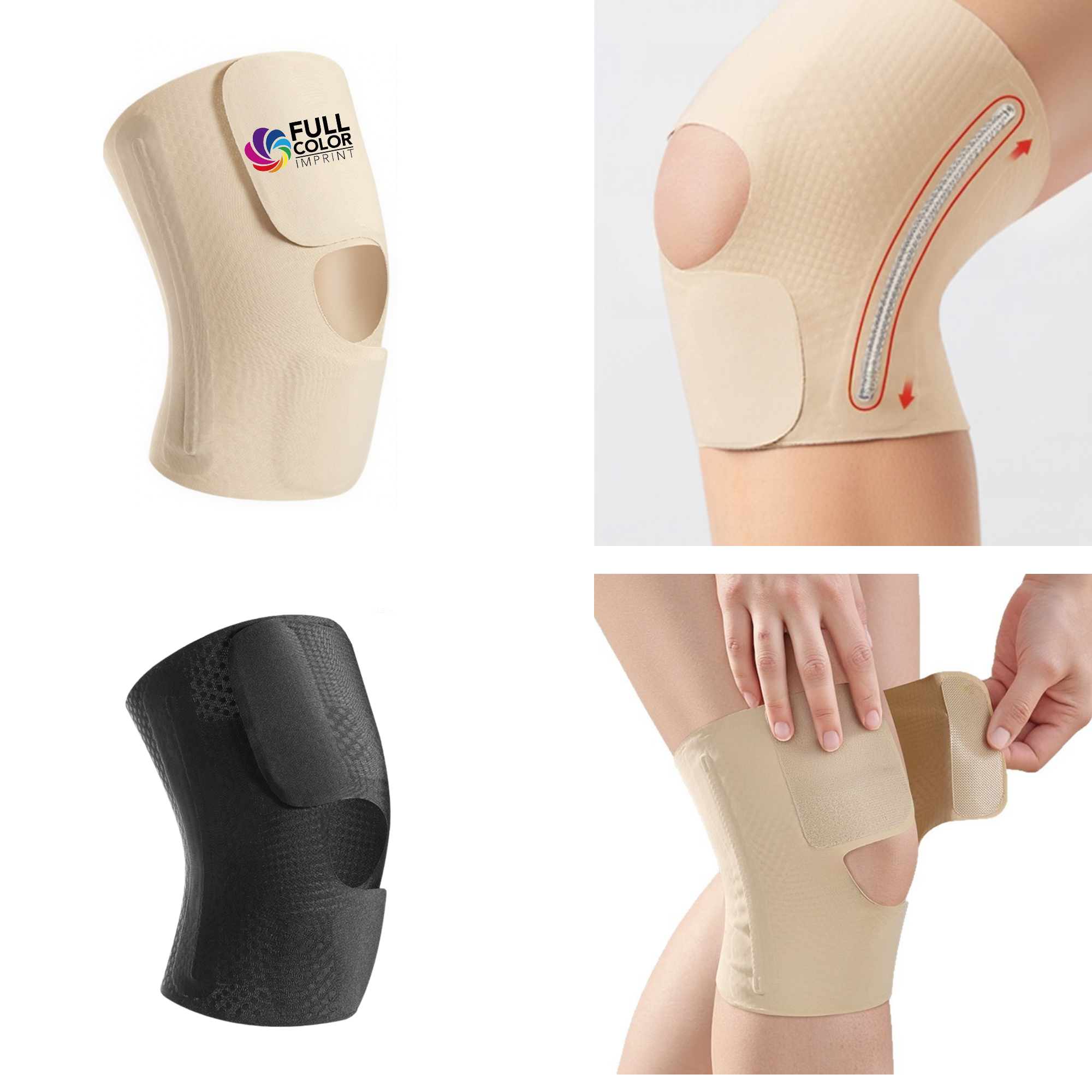 Full Color Soft Breathable Knee Pads MOQ 50 2