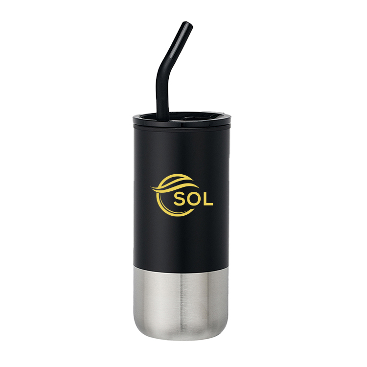 18oz Dillon Double Wall Plastic Straw Tumbler 14