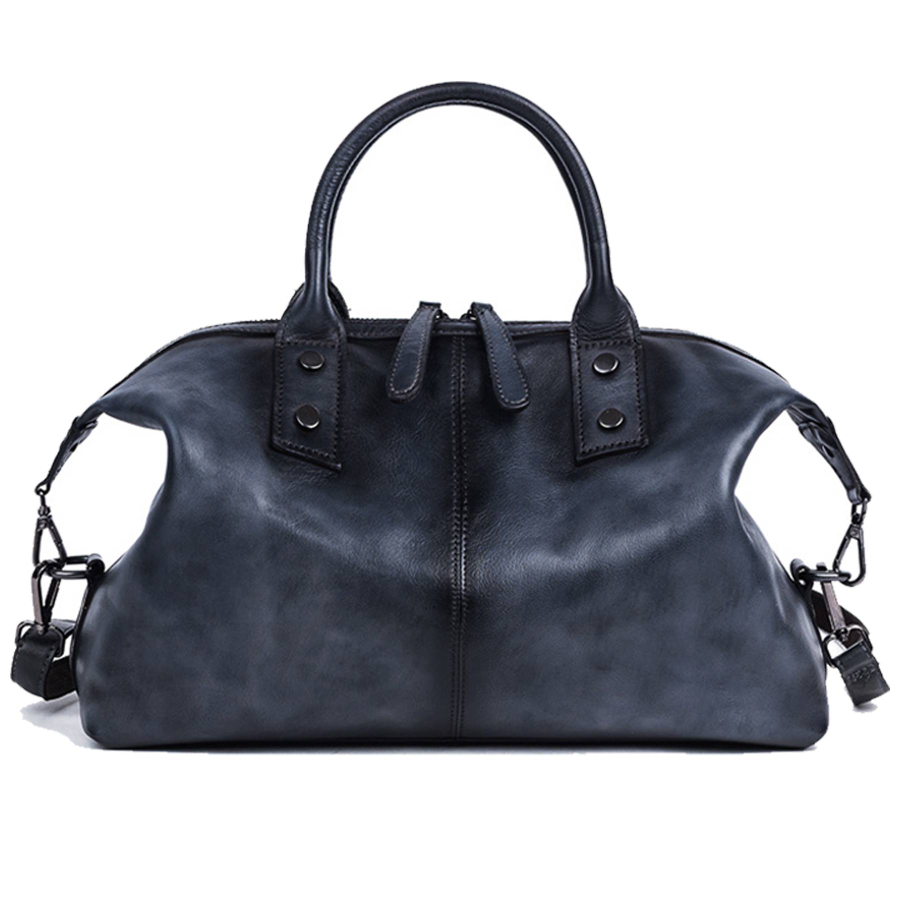 Genuine Leather Tote Handbag Cross-body Bag 8