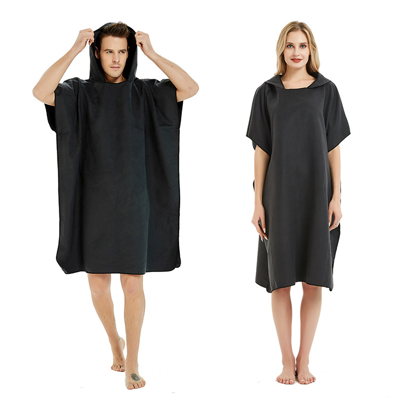 Microfiber Beach Changing Towel Robe w/Hood 15