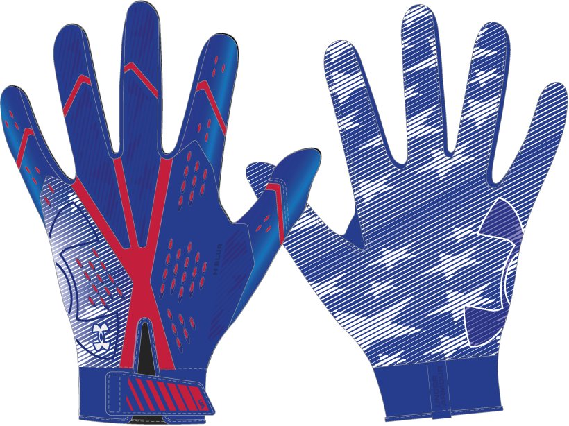 UA Blur LE Kids' Football Gloves 14