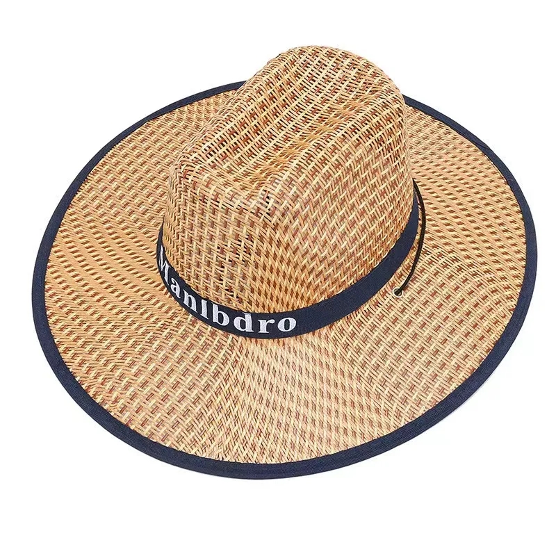 Domestic Straw Hat With Custom Patch 5