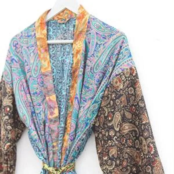 Vintage Polysilk Kimono 1