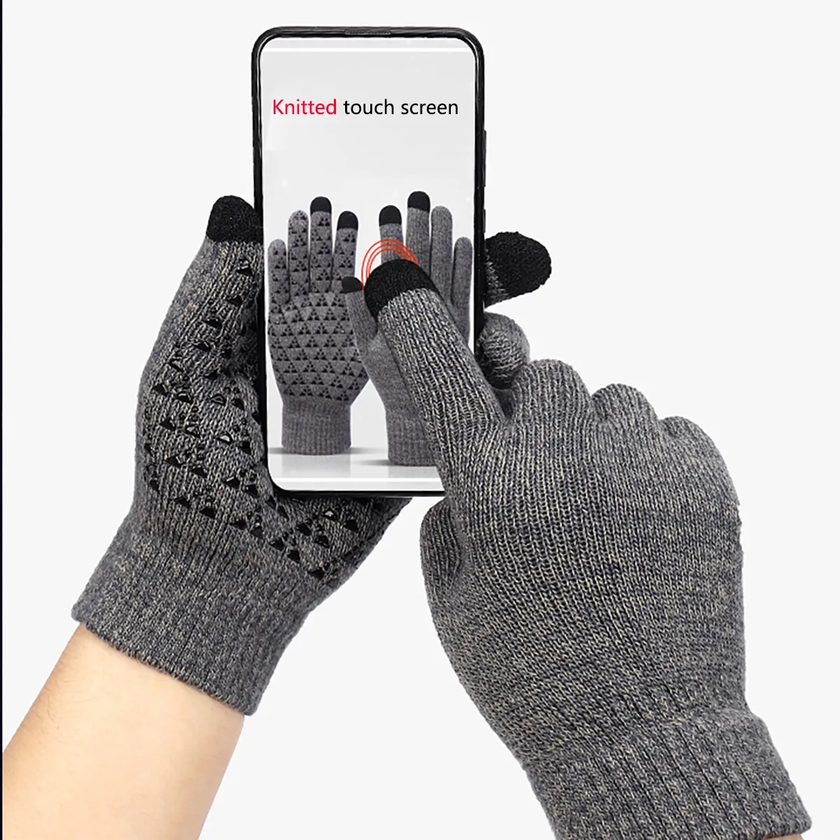 In Stock Touch Screen Texting Warm Therma Gloves 2