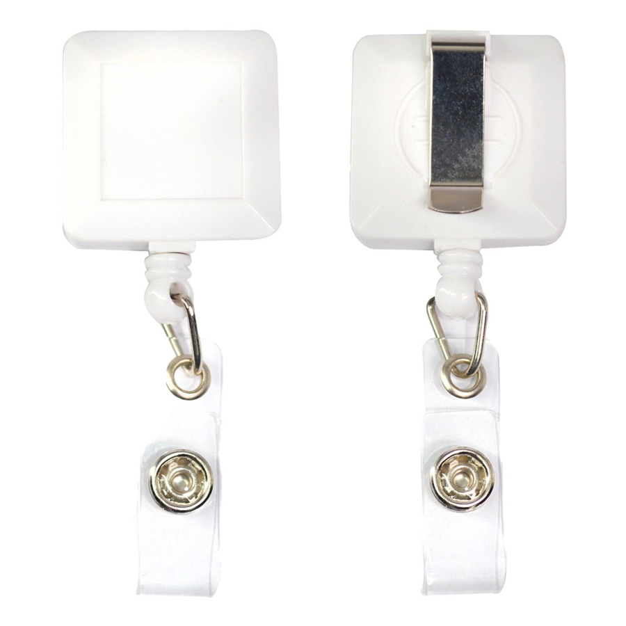 Square Badge Reel w/ Belt Clip 3