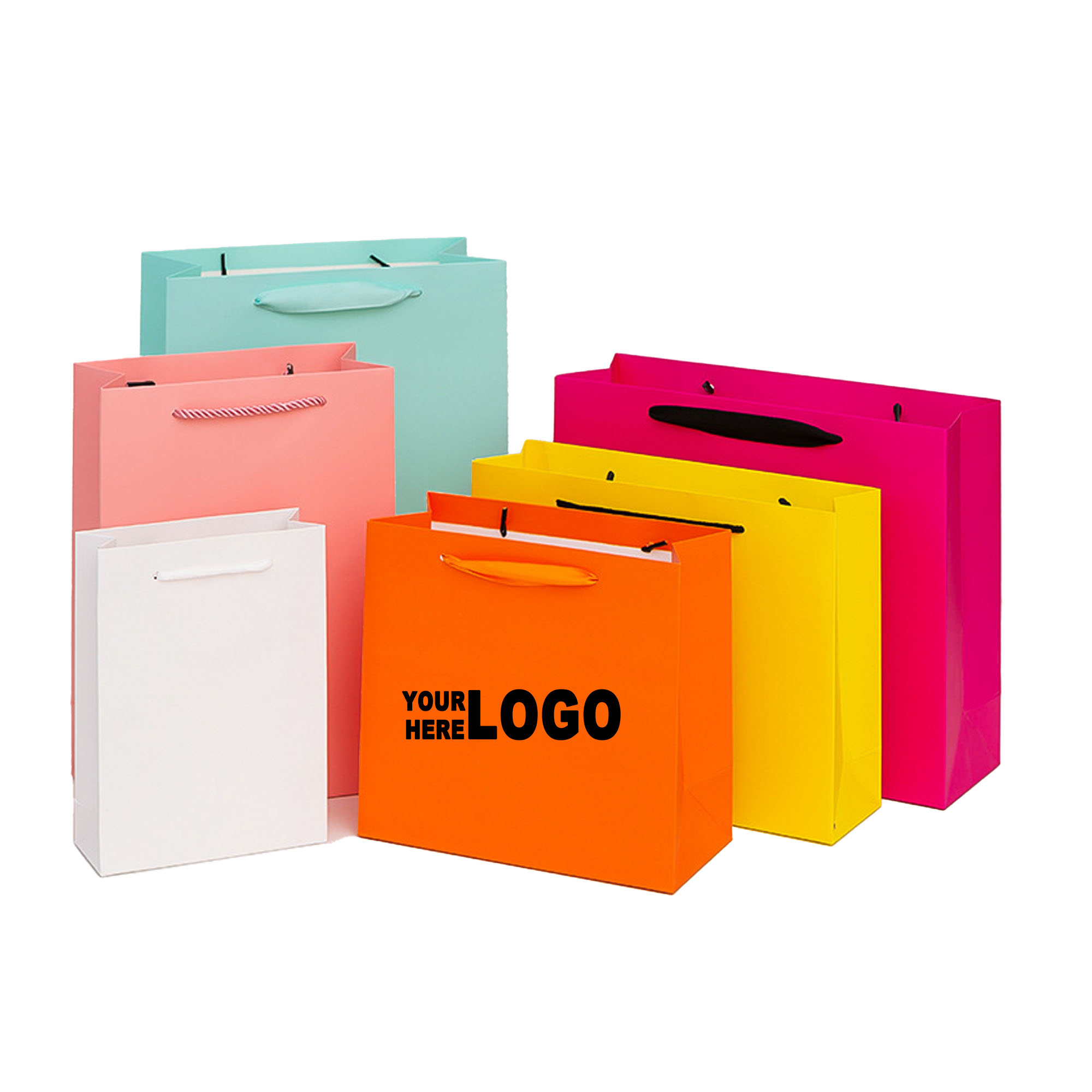 Branded Sustainable Kraft Paper Shopping Bag (Custom Sizes) 2