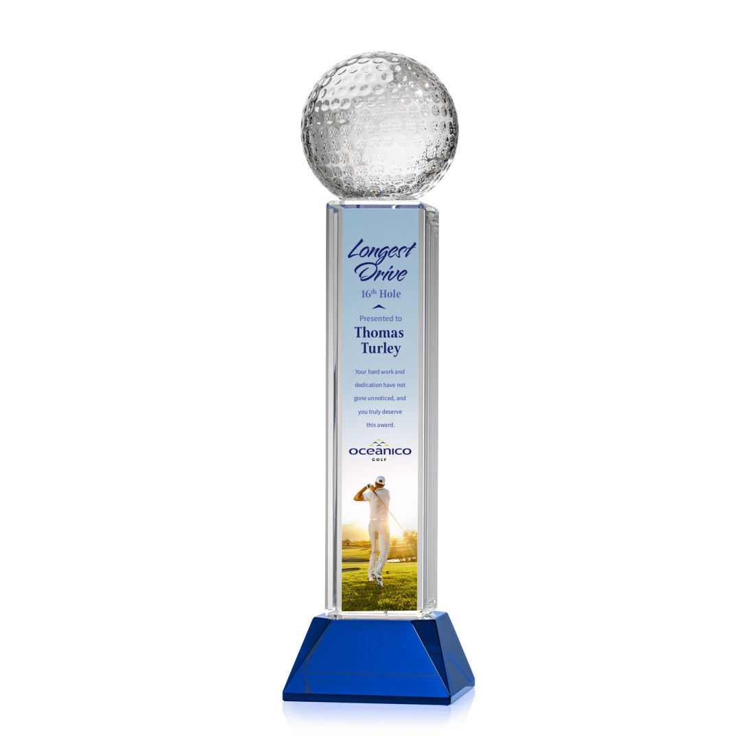 Golf Ball VividPrint™ Award on Stowe - Blue 12