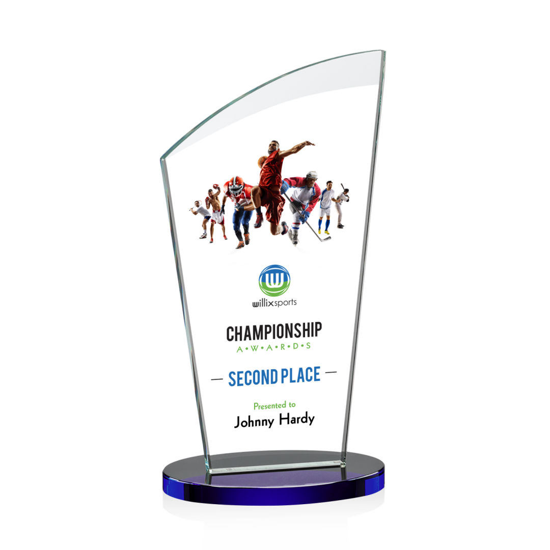 Tomkins VividPrint™ Award - Blue 5