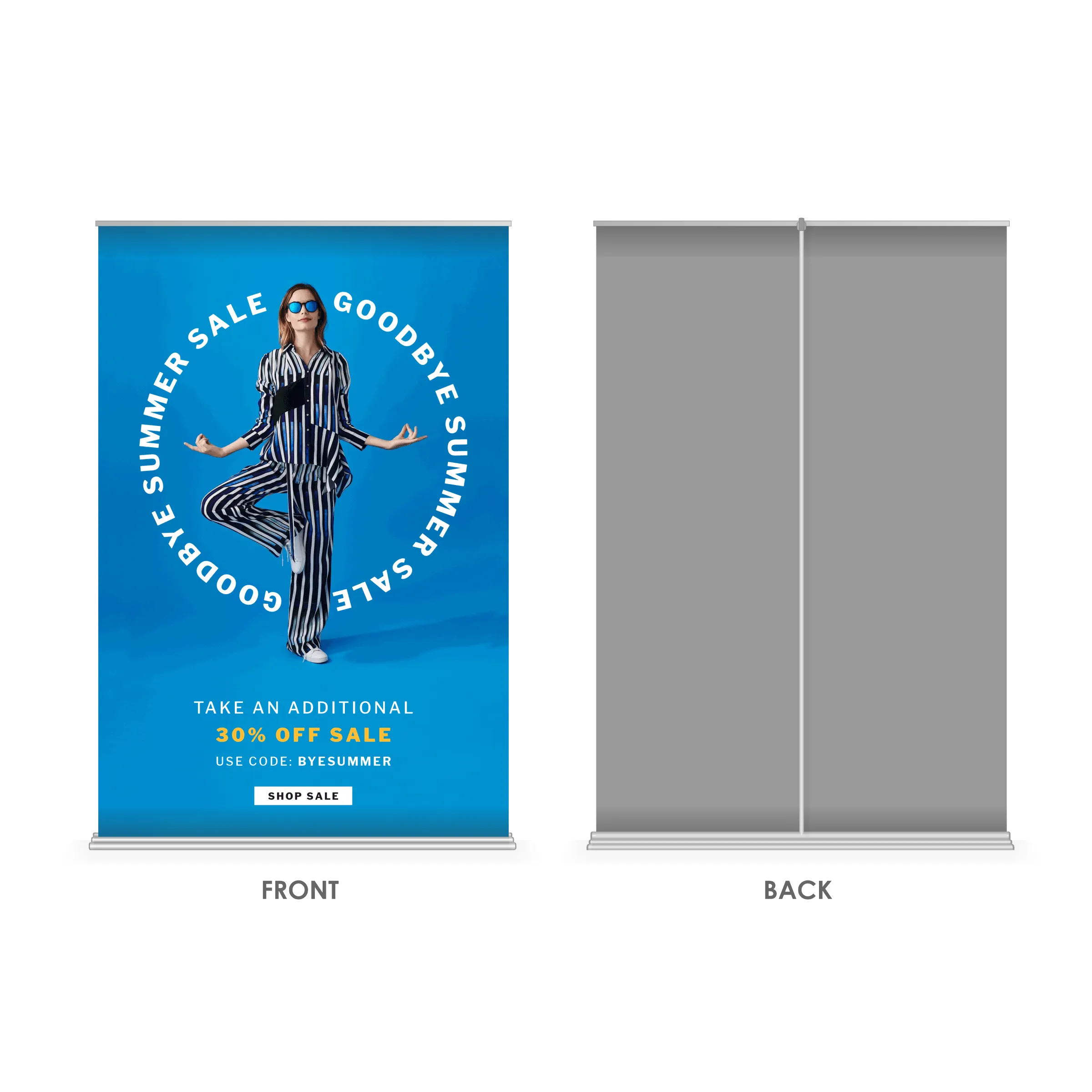 60" x 92" Wide Standard Retractable Banner Kit 3