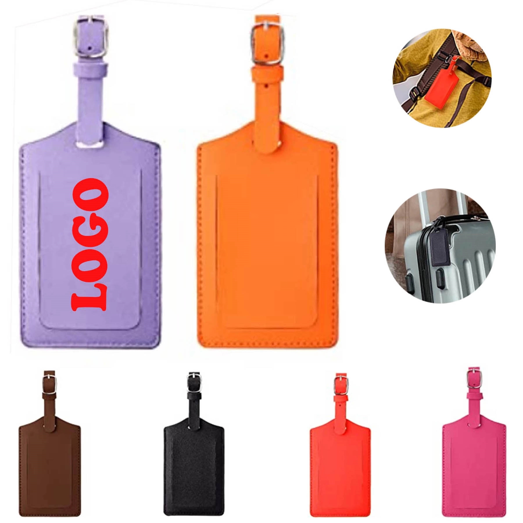 Pu Leather Luggage Tag 7