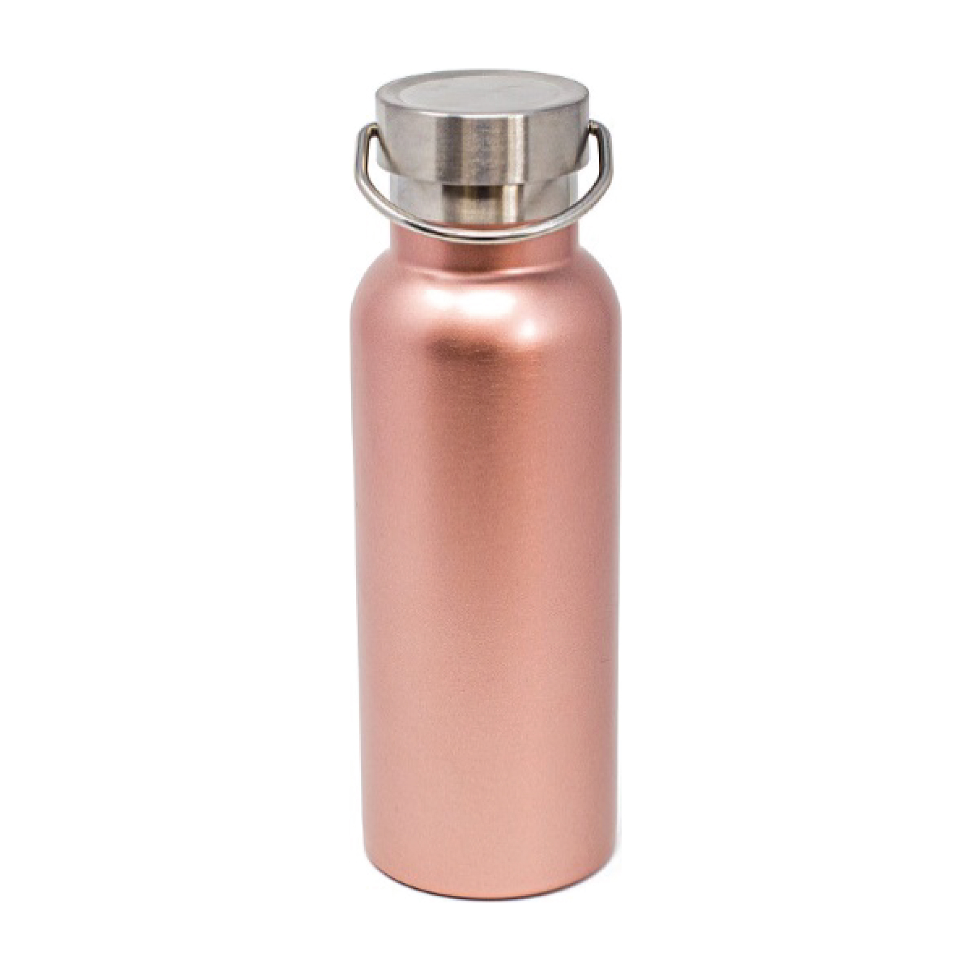 17 oz Matte Rose Gold Stainless Steel Caribe Bottle