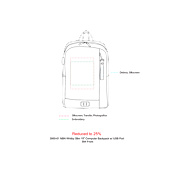 NBN Whitby Slim 15" Computer Backpack w/ USB Port 57