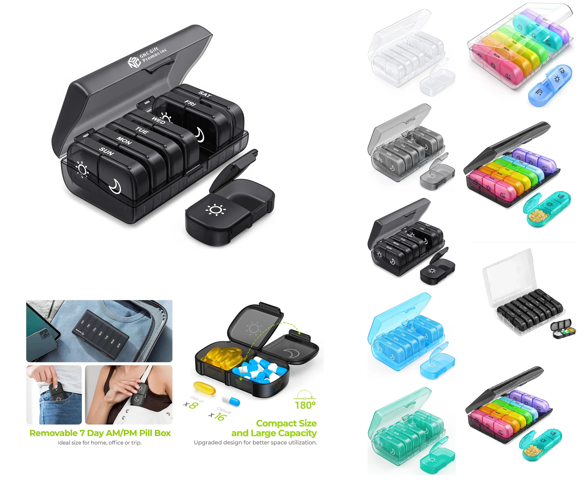 Pill Box 7 Day Organizer 4