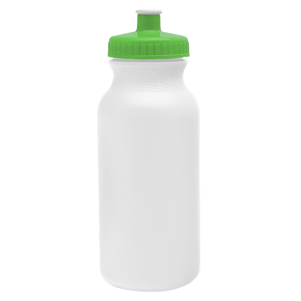 Circuit 20oz Bike Bottle - White w/Push-Pull Lid 85