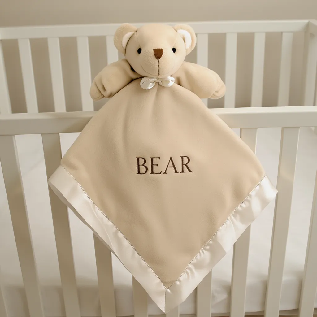 Beige Baby Blanket 4