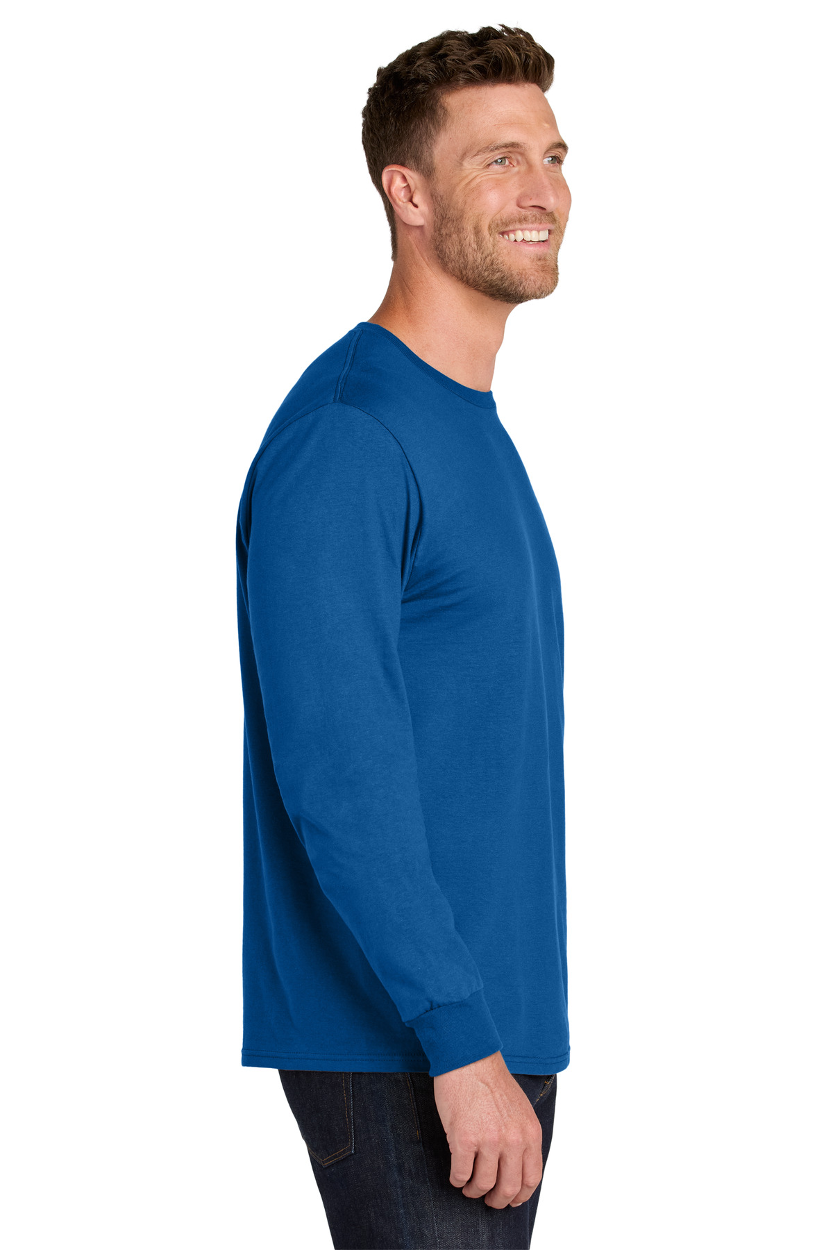 Jerzees Ultimate Unisex Ring Spun Long Sleeve T-Shirt IC46L 53