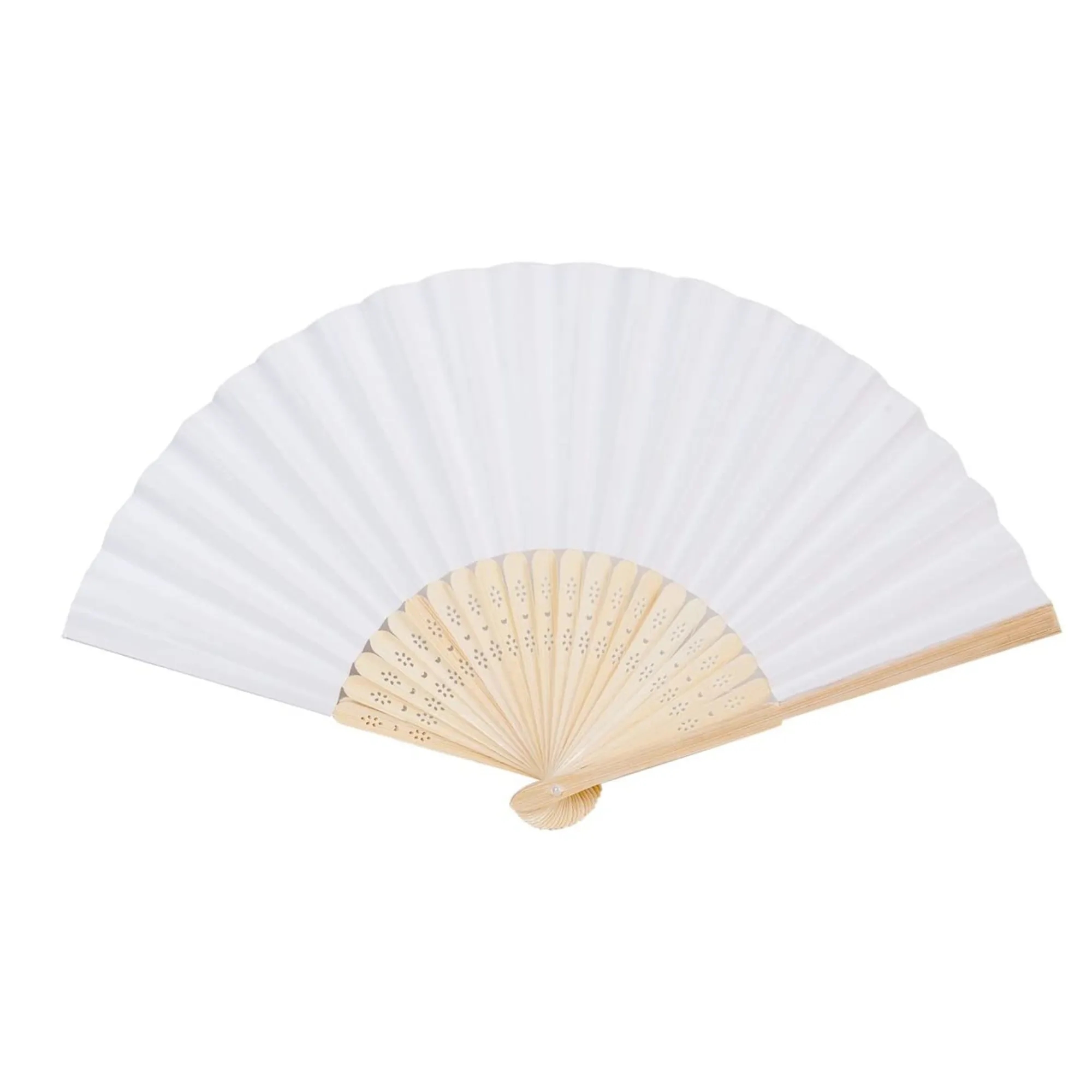 Folding Bamboo Rib Hand Fan 2