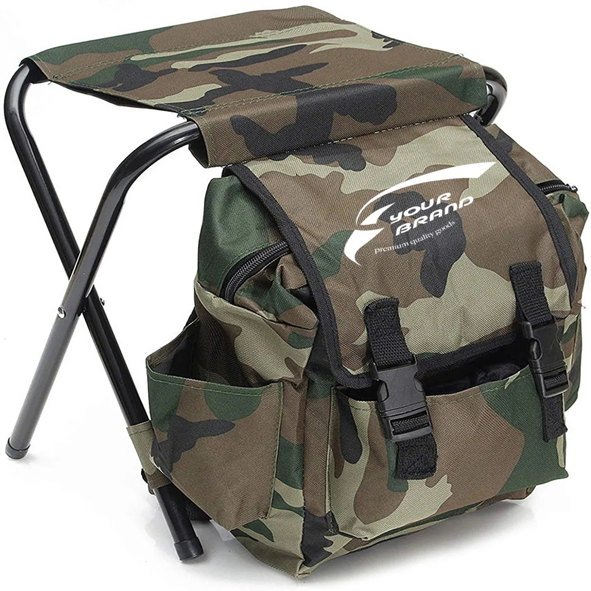 In Stock Portable Outdoor Folding Fishing Stool Backpack 2