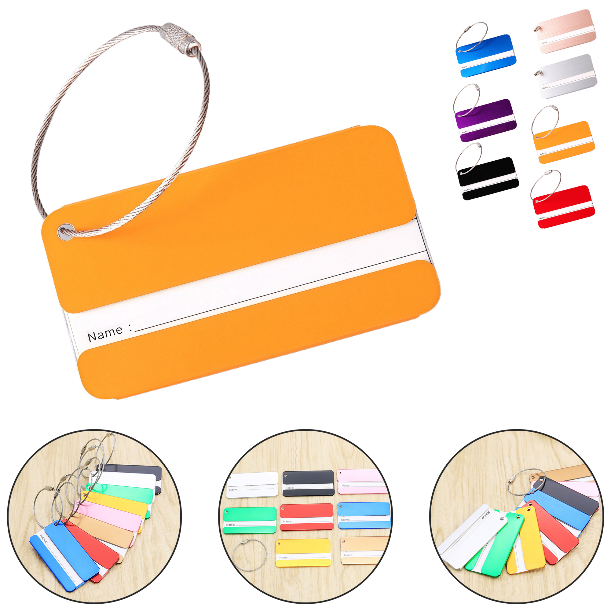 Aluminum Luggage Tag - Portable 6