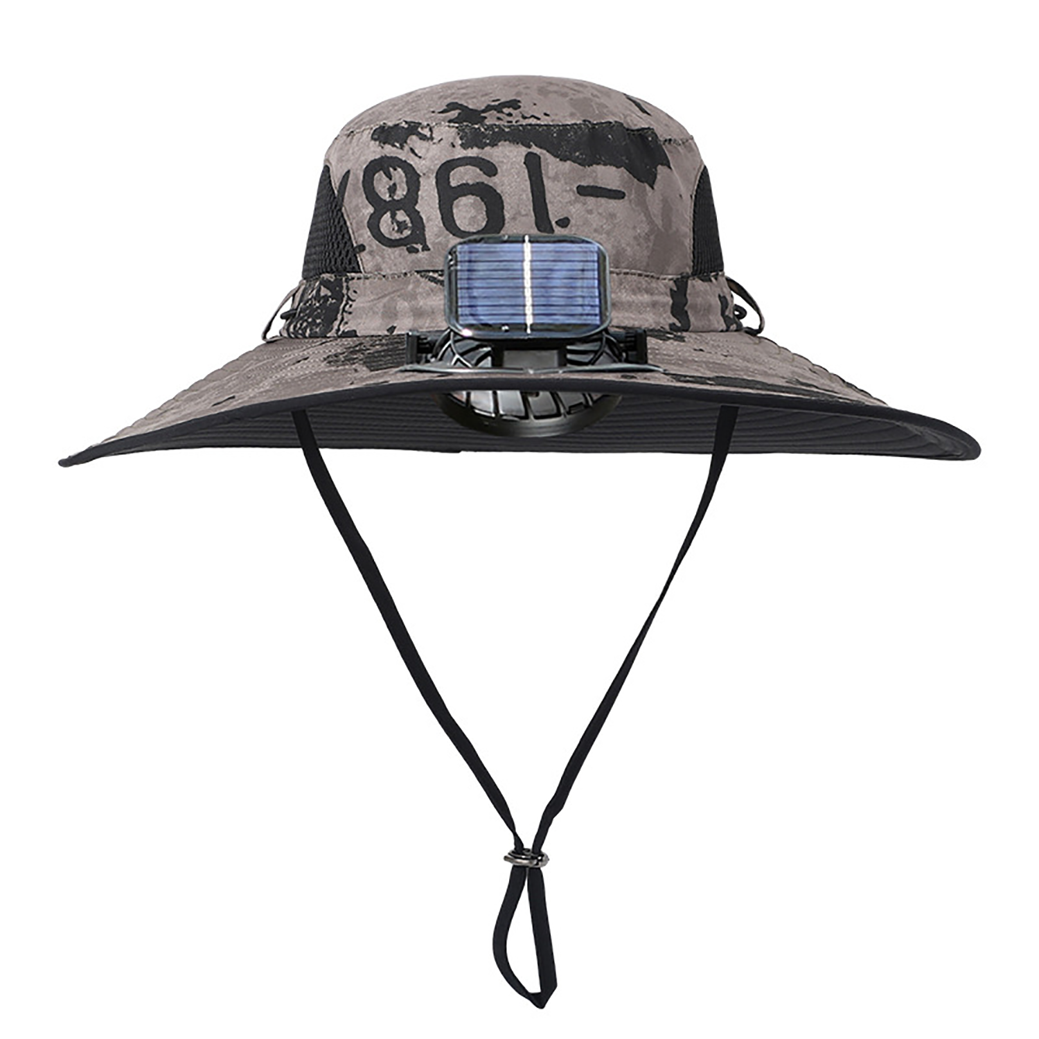 Wide Brim Solar USB Rechargeable Fan Sun Hat 11