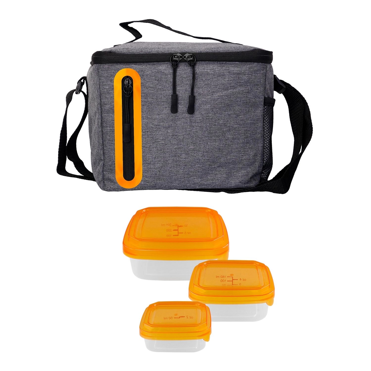 Portion Control Oval Cooler Lunch Set 9