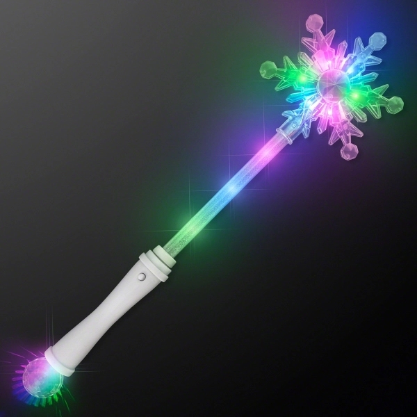 Frozen Snowflake LED Winter Party Wands 1