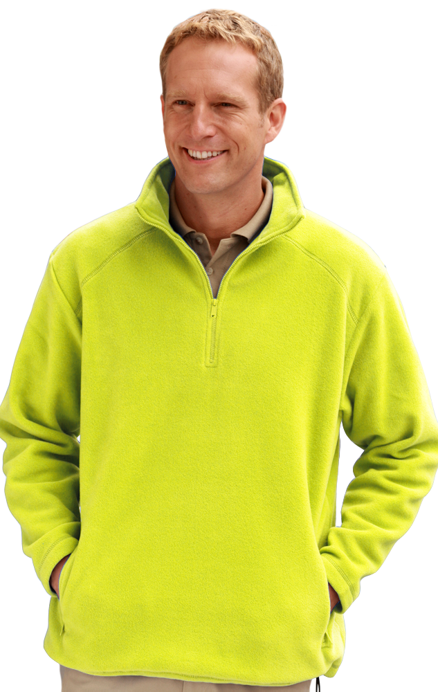 Adult Micro Fleece Zip Pullover 93