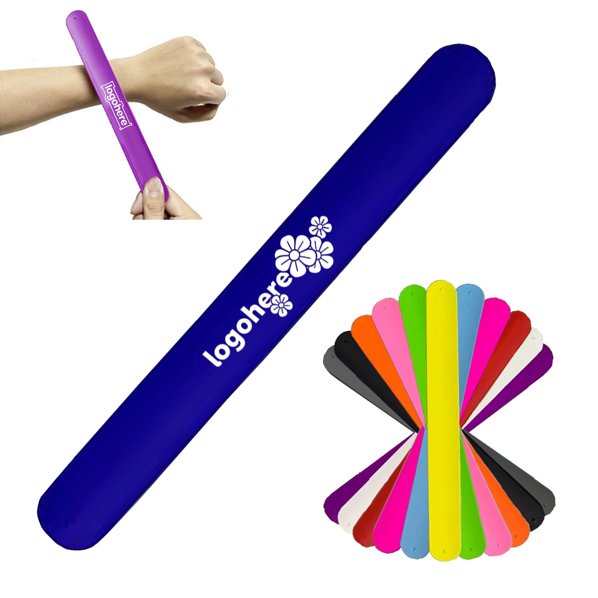 Custom Slap Silicone Bracelet for Events 3