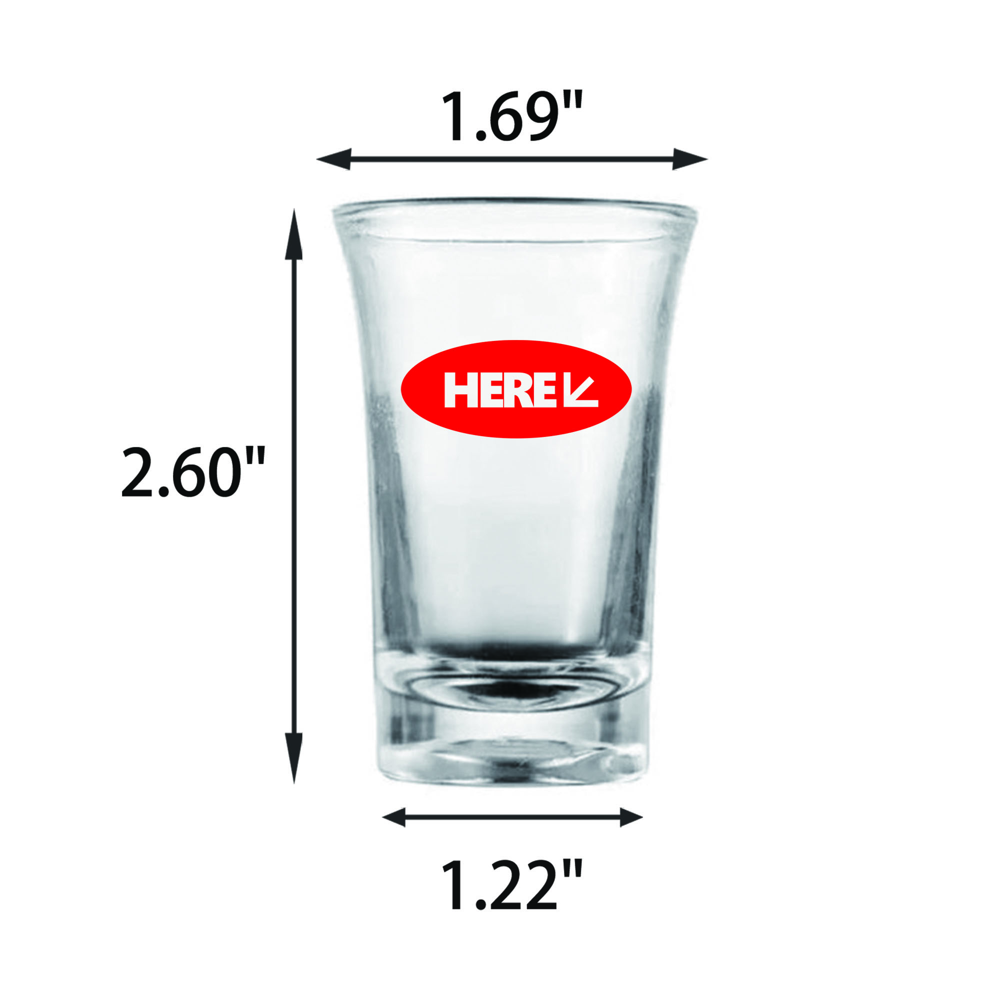 Quality 1 OZ Shot Glass 3