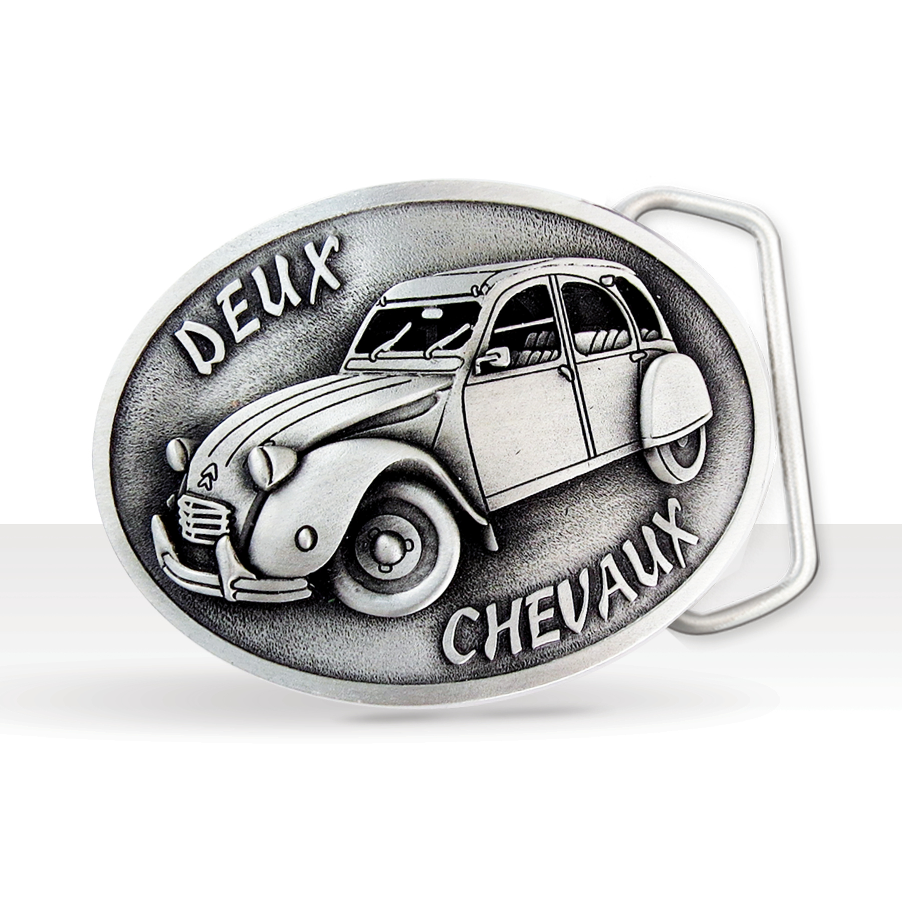 3D Pewter Belt Buckle (3 x 4 in) 3