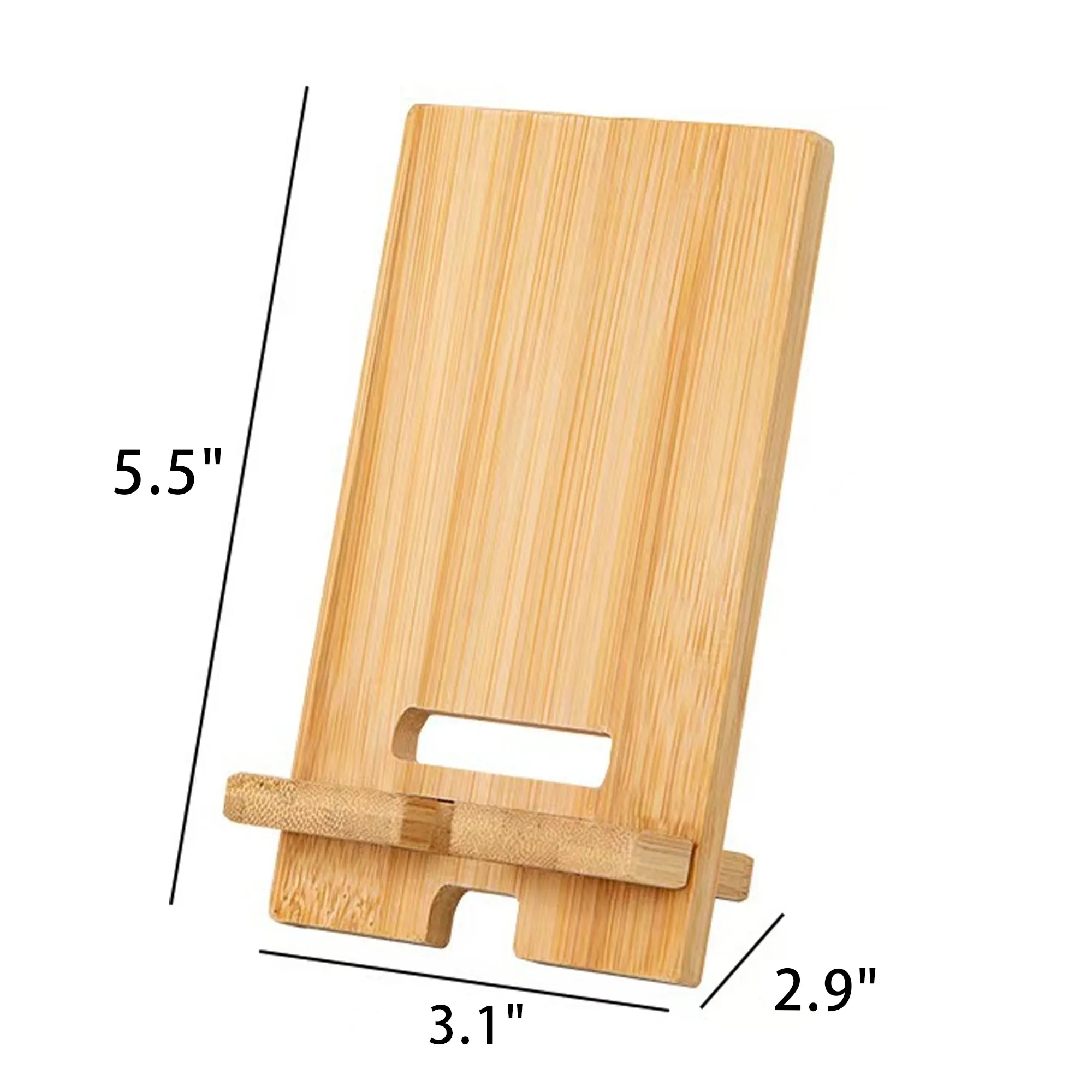 Adjustable Wooden Phone Stand 3