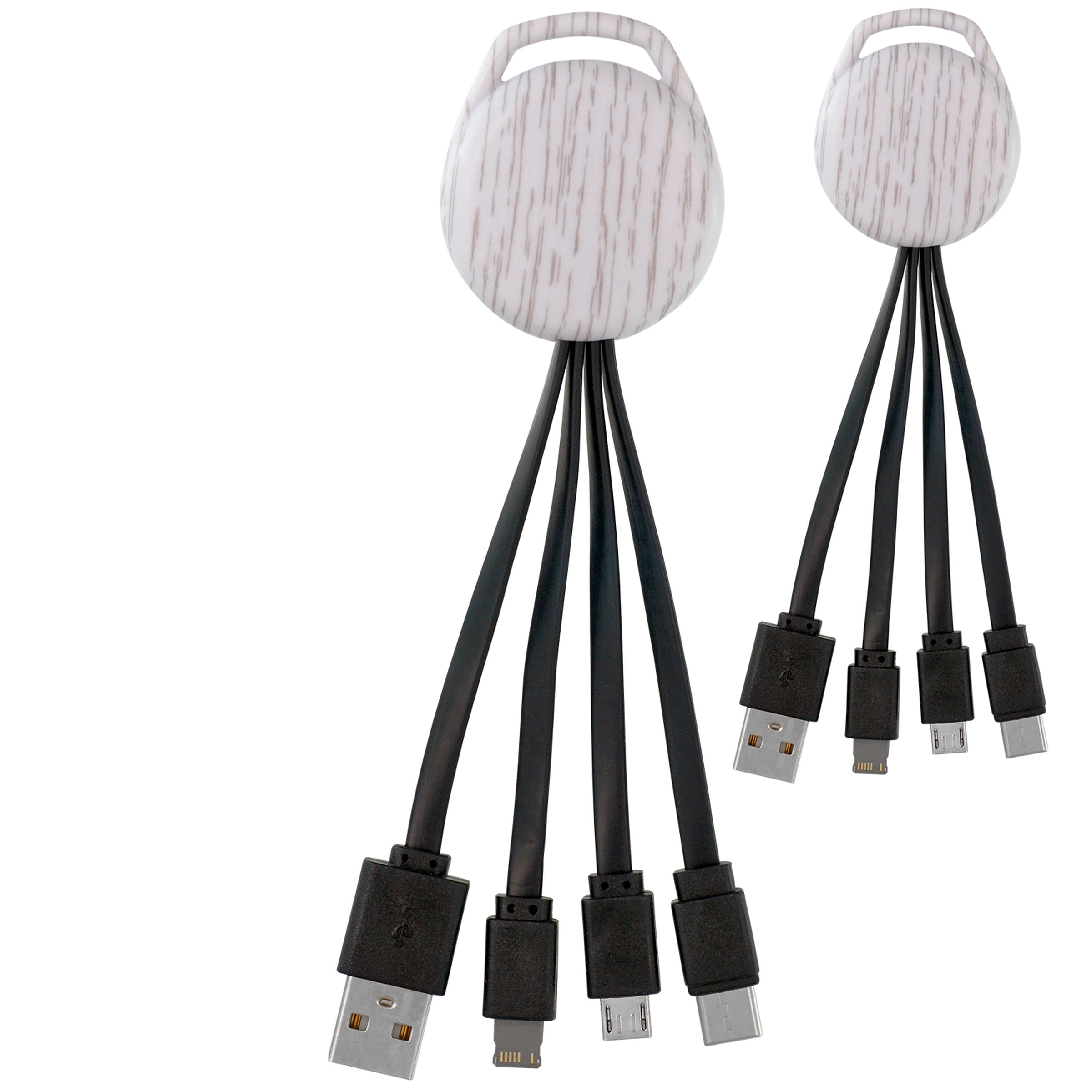WHITE WOOD VIVID 3-IN-1 CHARGING CABLE 3