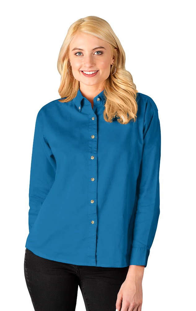 Ladies' L/S 100% Cotton Twill Shirt 41