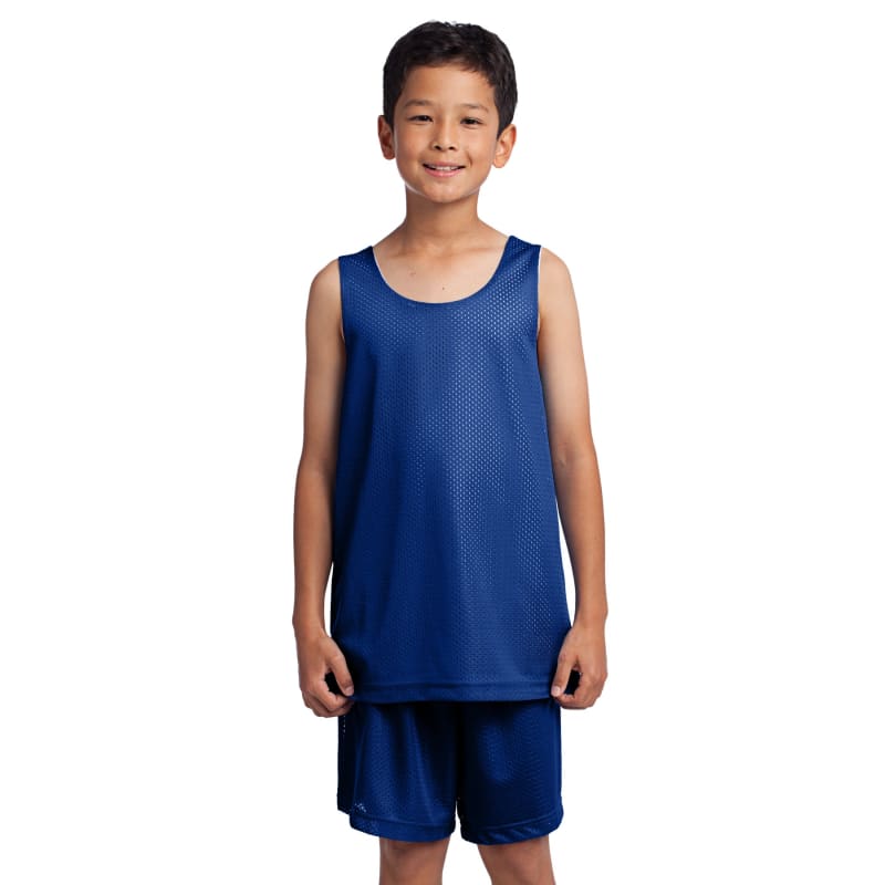 Sport-Tek Youth PosiCharge Classic Mesh Reversible Tank. 3
