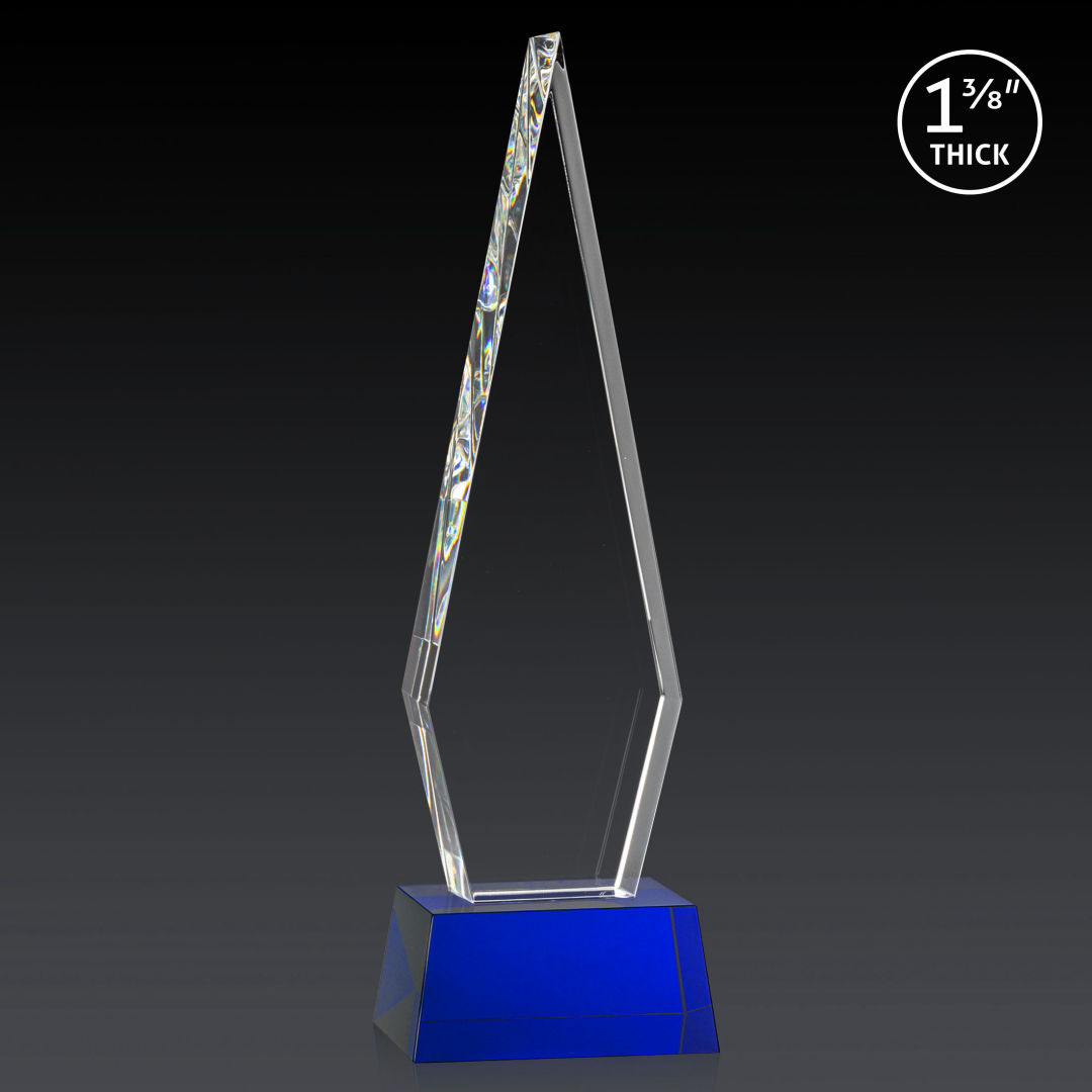 Springfield 3D Award on Robson Base - Blue 3