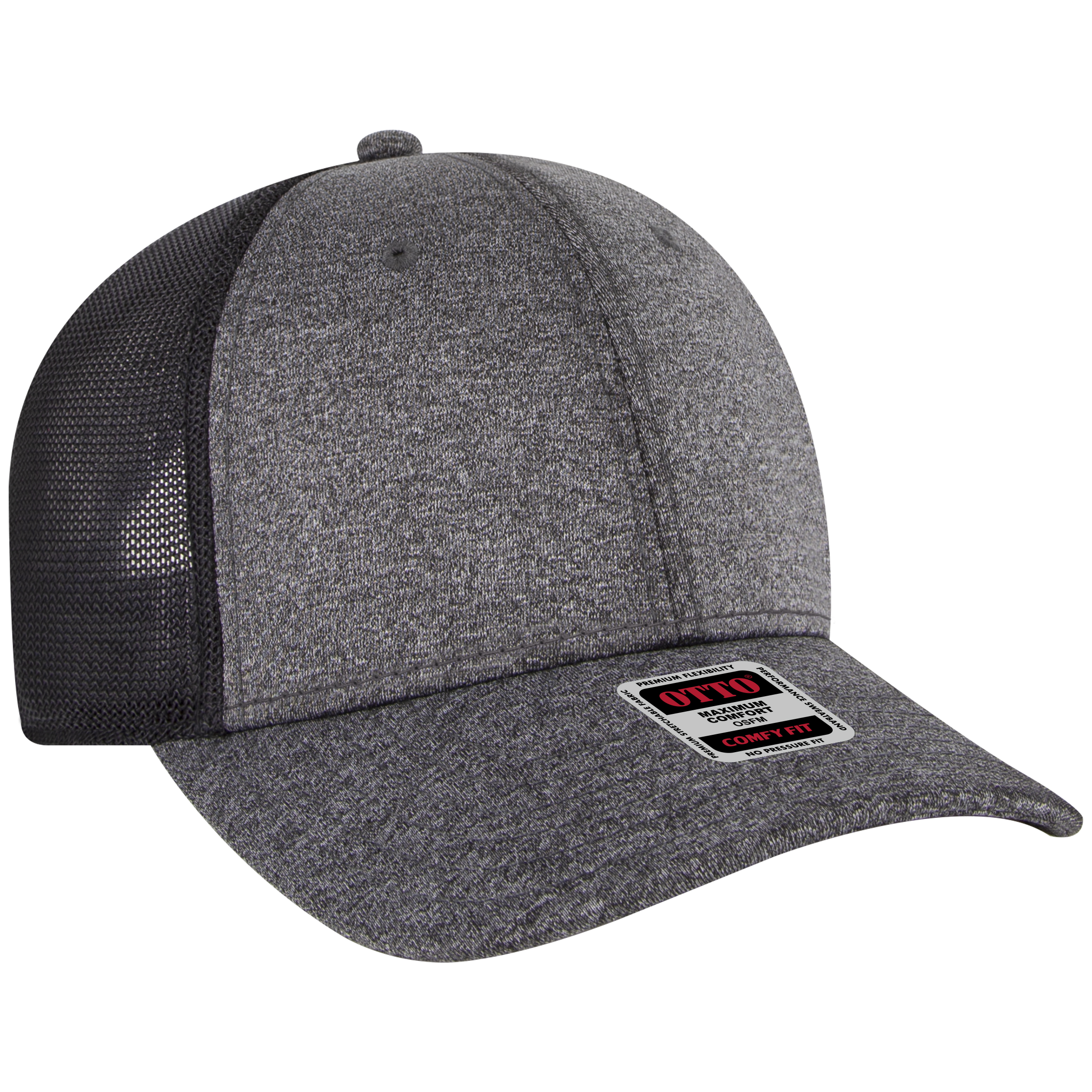 OTTO CAP® OTTO COMFY FIT® 6 Panel Low Profile Mesh Back Trucker Hat 5