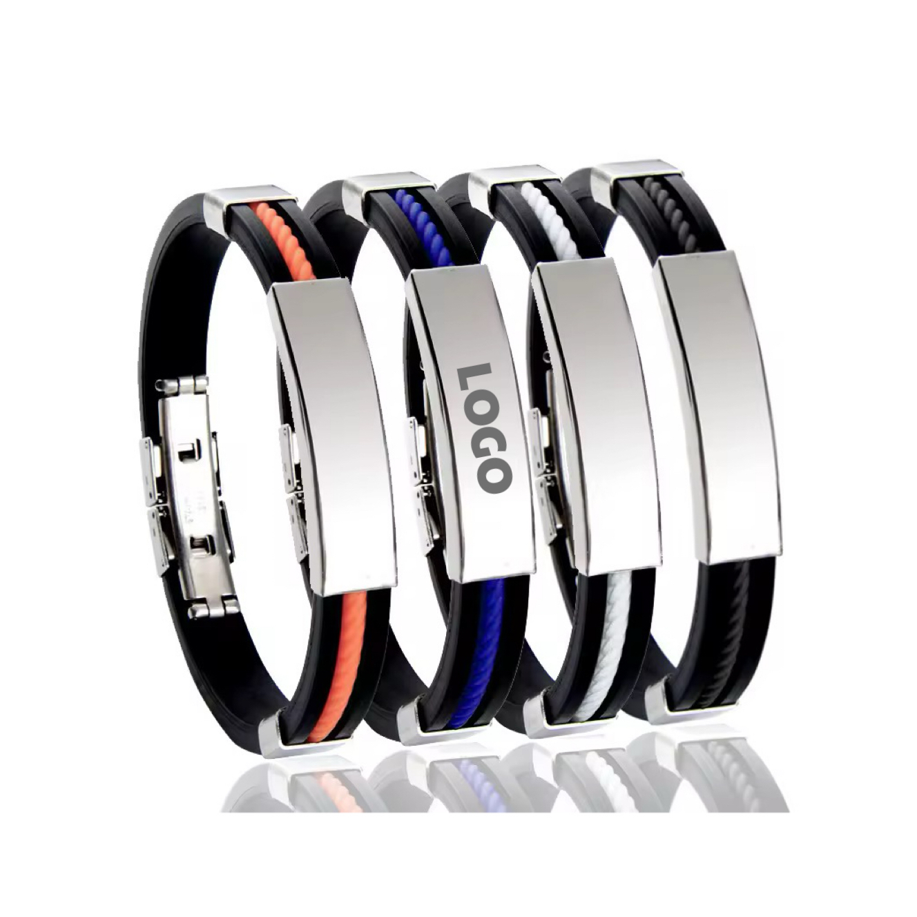 MOQ 10 pcs Fashionable Titanium Bracelet 1