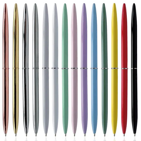 Promotional Slim Metal Twist Ballpoint Pen 2