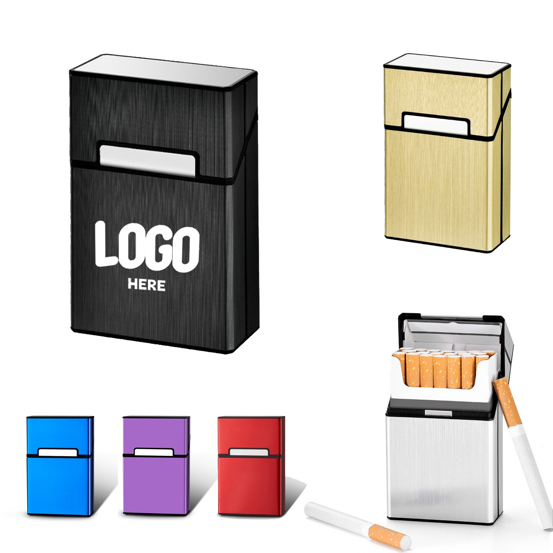 Aluminium Cigarette Case