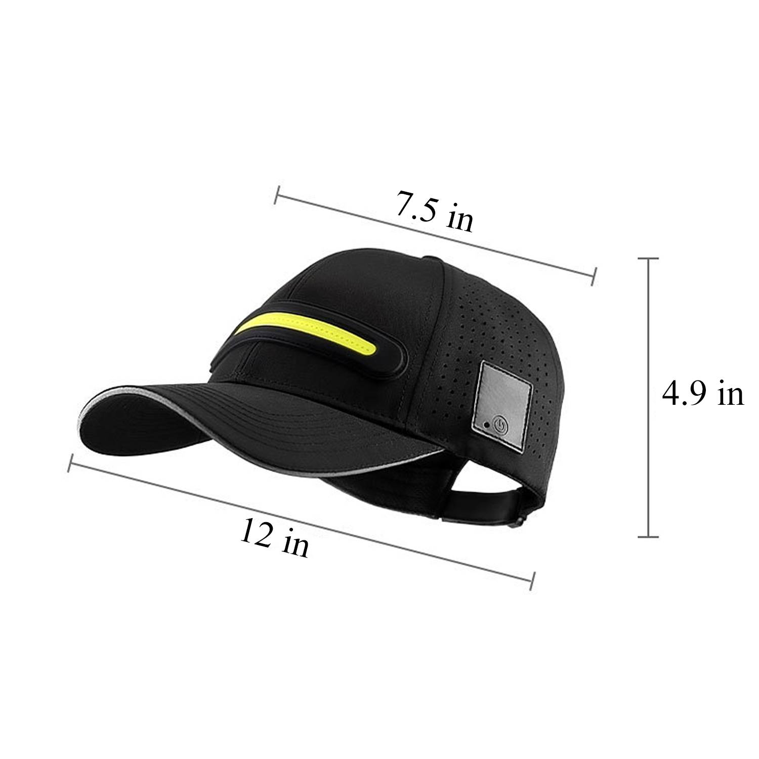 USB Rechargeable LED Light Baseball Cap 3