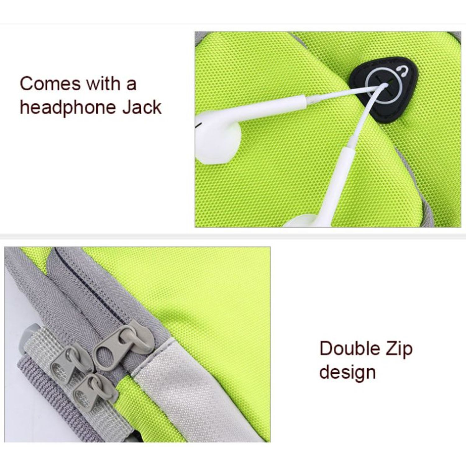 Nylon Fitness Armband w/ Custom Imprint Running Armband 3