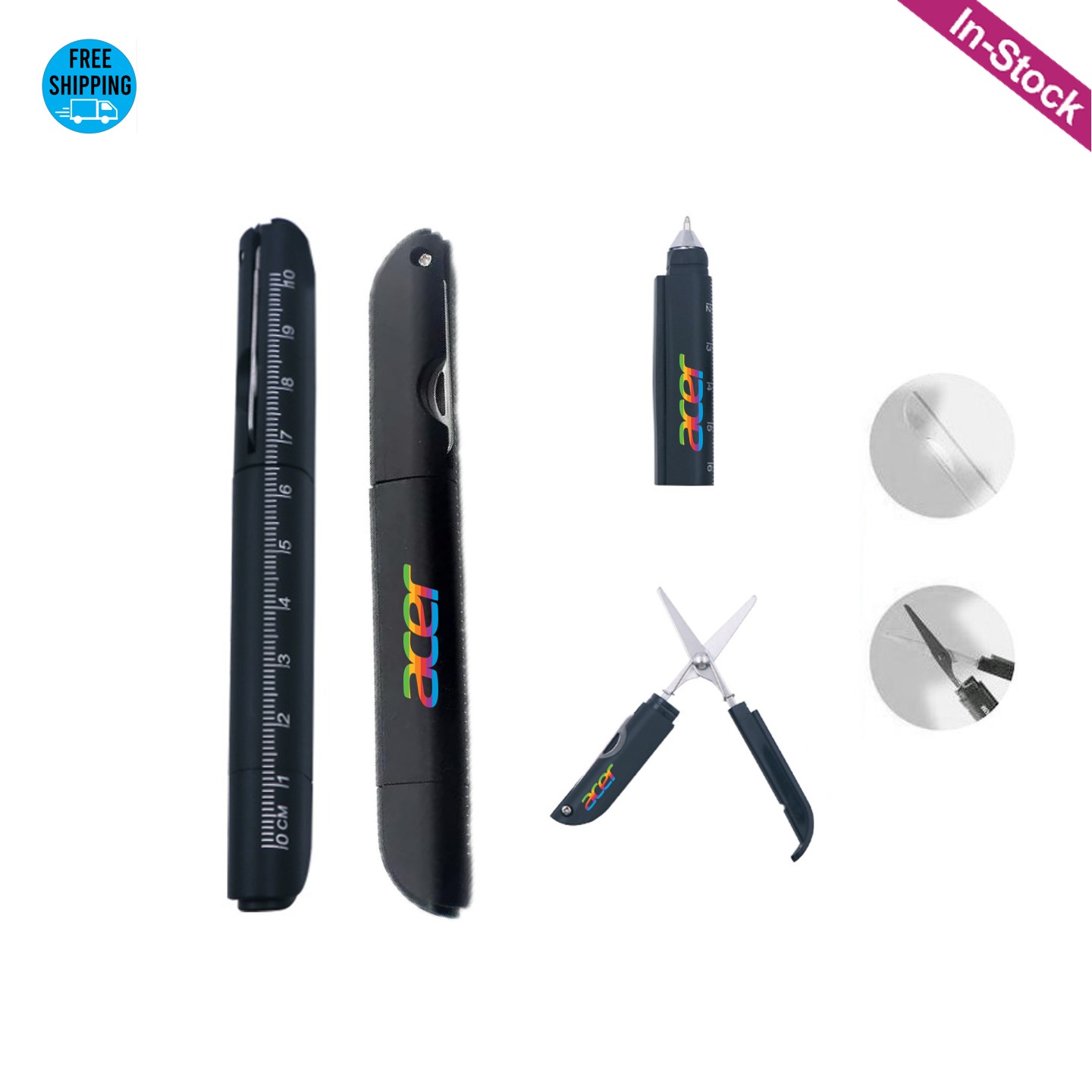 Portable Folding Scissors Pen 2