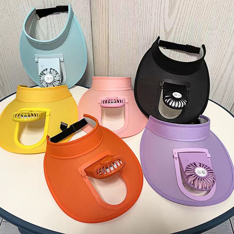 Sun Visor Hats with Fan 2