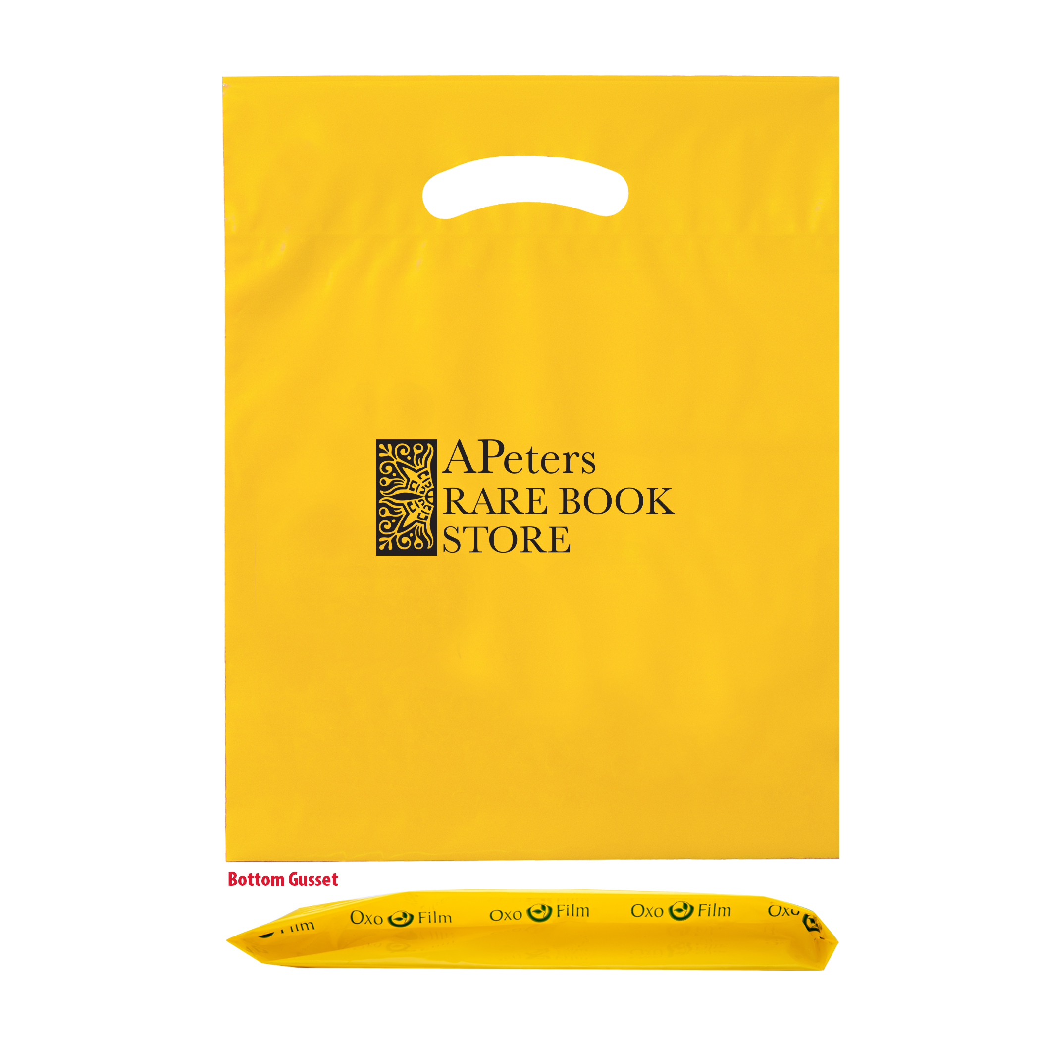Oxo-Reusable Plastic Fold Over Die Cut Bag 10