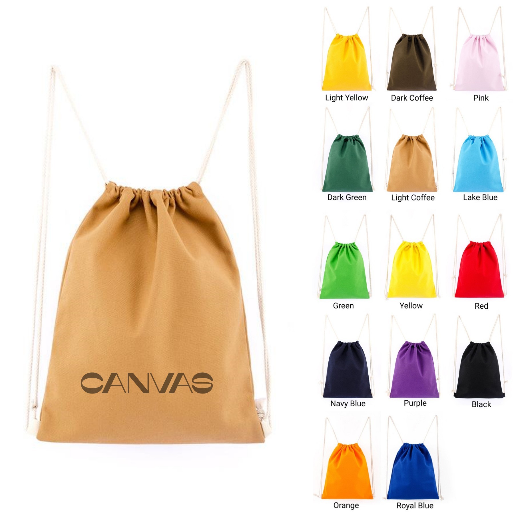 Canvas Drawstring Bag