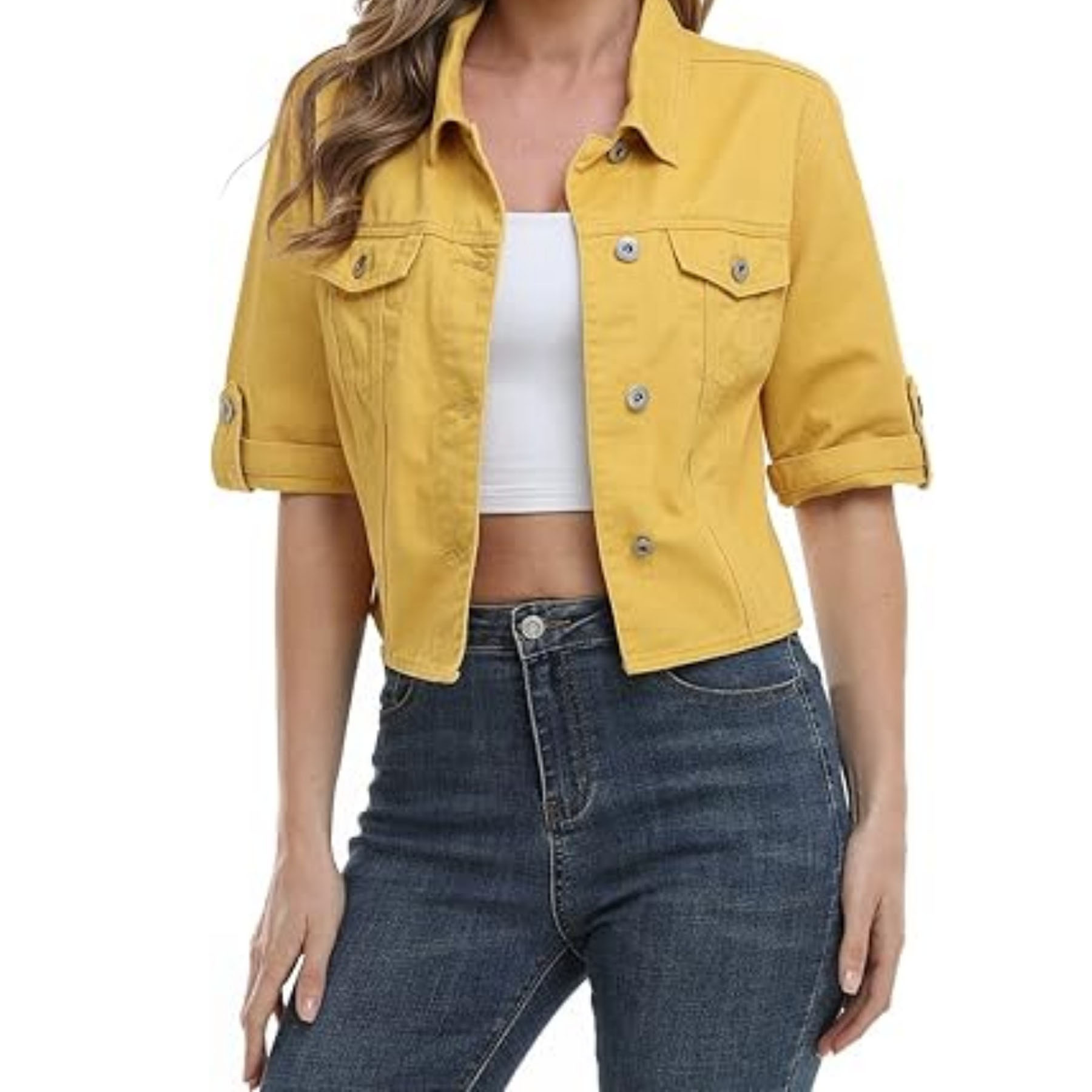 Women's Short Denim Jacket 5